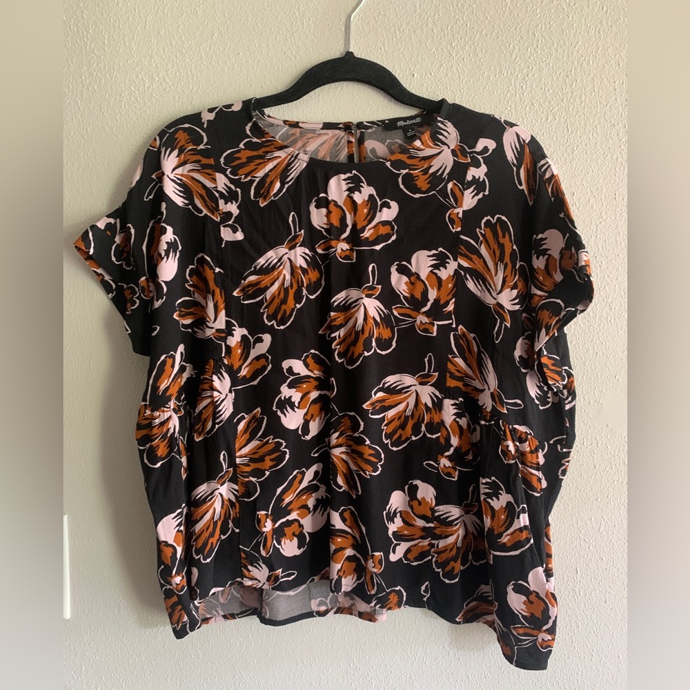 NWOT Madewell floral blouse